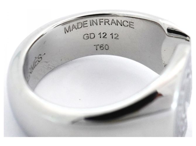 Ring Hermès Anello Carousel Hermes Nero Argento - vista 5