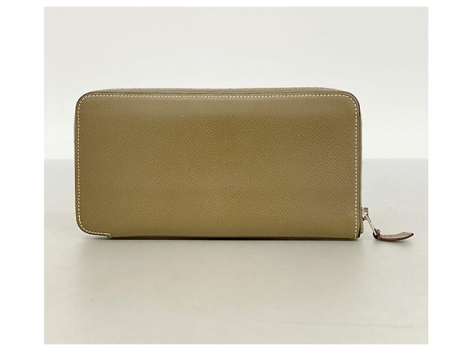 Hermès Azap Long Wallet aus Epsom-Leder Taupe - Ansicht 7