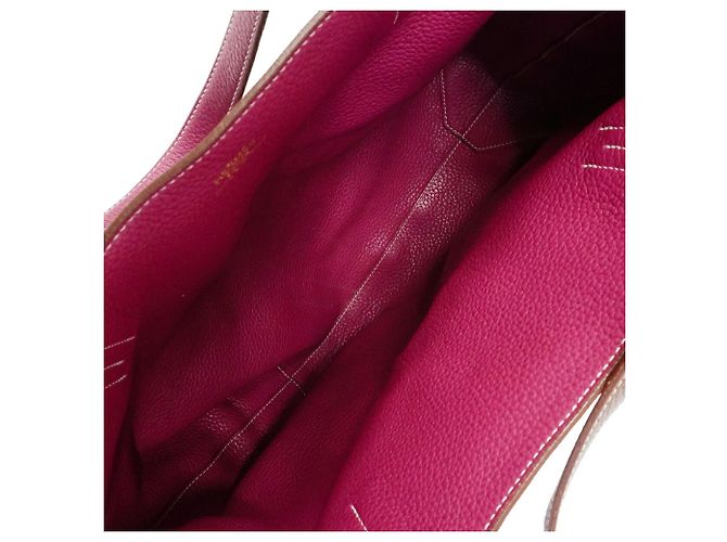 Hermès Borsa Tote Hermes Double Sens 36 Marrone - vista 4