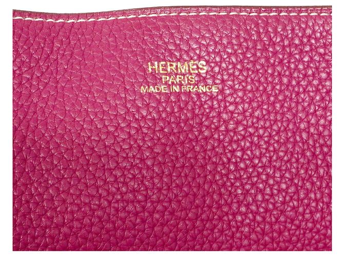 Hermès Borsa Tote Hermes Double Sens 36 Marrone - vista 5