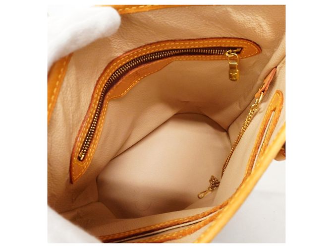 Borsa Tote Louis Vuitton Monogram Bucket PM Marrone - vista 4