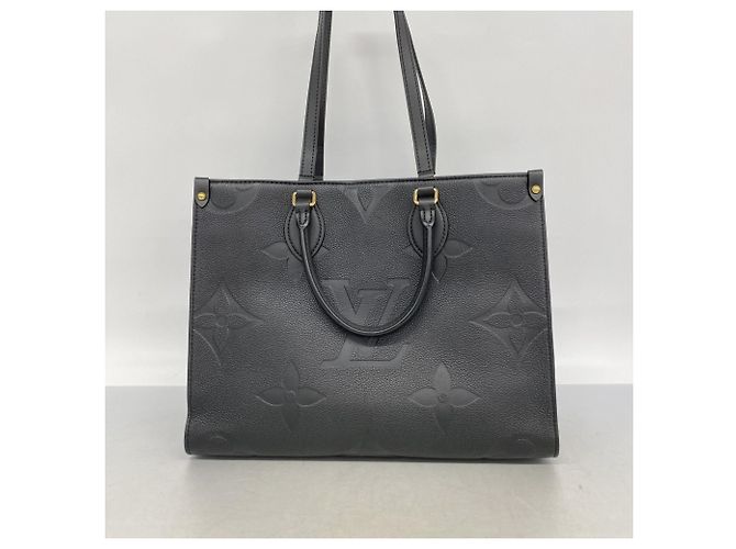 Borsa Tote Louis Vuitton Monogram Empreinte OnTheGo MM Nero - vista 11