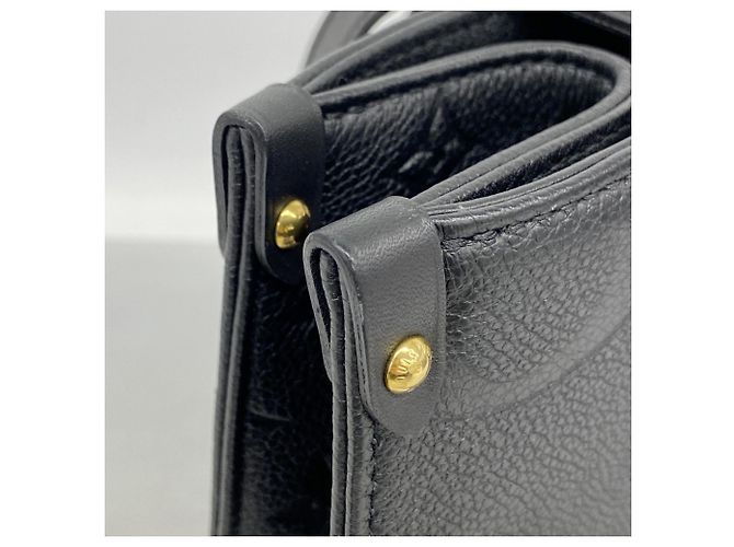 Borsa Tote Louis Vuitton Monogram Empreinte OnTheGo MM Nero - vista 7