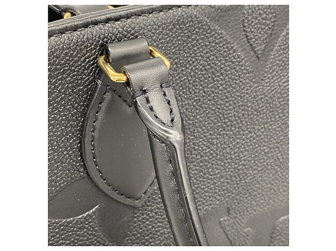 Borsa Tote Louis Vuitton Monogram Empreinte OnTheGo MM Nero - vista 8