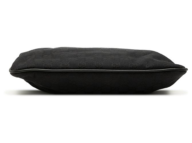Borsa a tracolla Gucci in tela GG nera Nero - vista 3