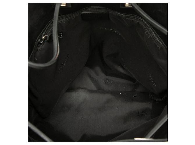 Borsa a tracolla Gucci in tela GG nera Nero - vista 4