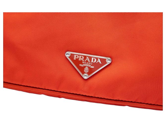 Borsa a tracolla Prada Orange Tessuto Sirio Arancione - vista 5