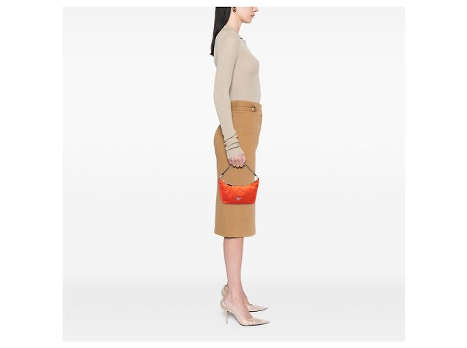 Borsa a tracolla Prada Orange Tessuto Sirio Arancione - vista 6