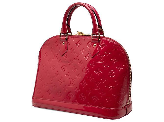 Louis Vuitton Alma PM Monogram Vernis rosso - vista 2