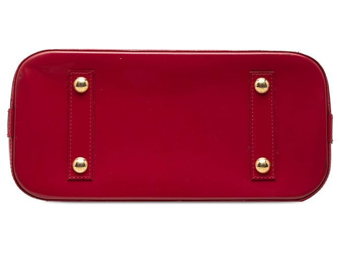 Louis Vuitton Alma PM Monogram Vernis rosso - vista 3