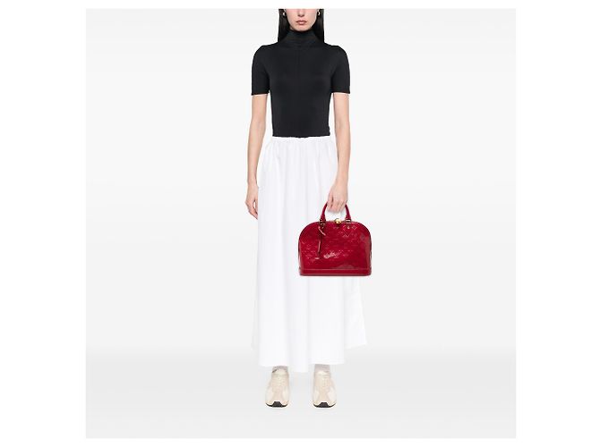 Louis Vuitton Alma PM Monogram Vernis rosso - vista 7
