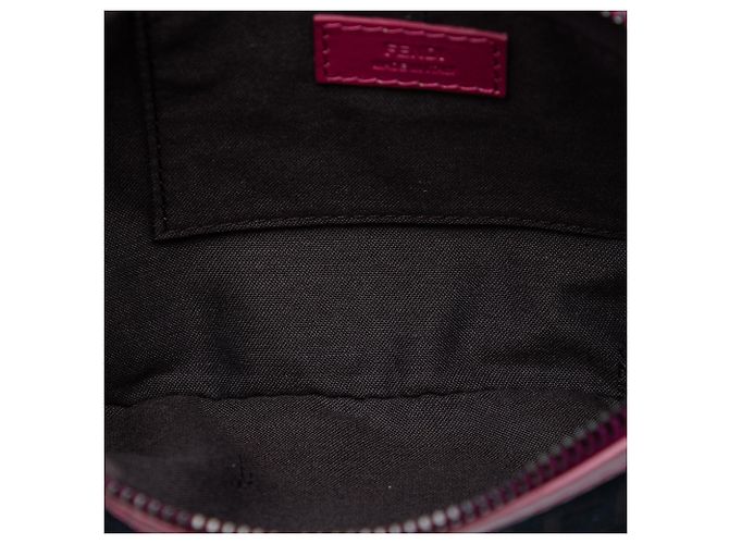 Fendi Pouch aus schwarzem Zucchino Canvas - Ansicht 4