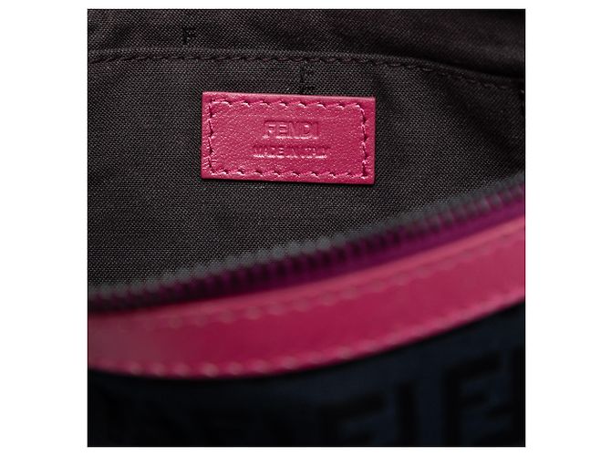 Fendi Pouch aus schwarzem Zucchino Canvas - Ansicht 5