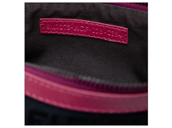 Fendi Pouch aus schwarzem Zucchino Canvas - Ansicht 6