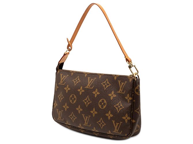 Louis Vuitton Pochette Accessoires Monogram Marrón Castaño - vista 2