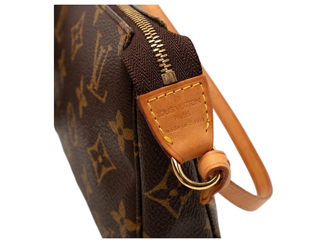 Louis Vuitton Pochette Accessoires Monogram Marrón Castaño - vista 6