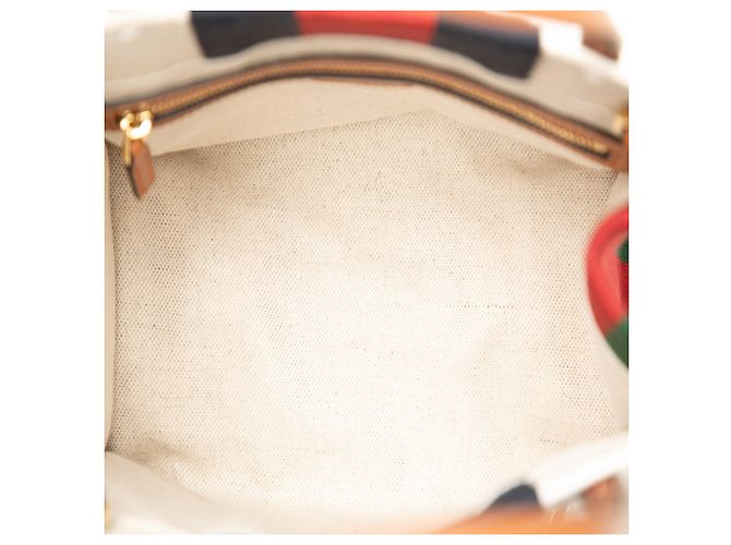 Tote in mini tela beige con G intrecciato Gucci - vista 4