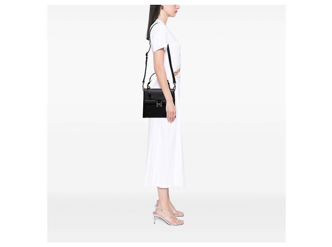 Sac cabas Valentino en cuir noir Rockstud - vue 6