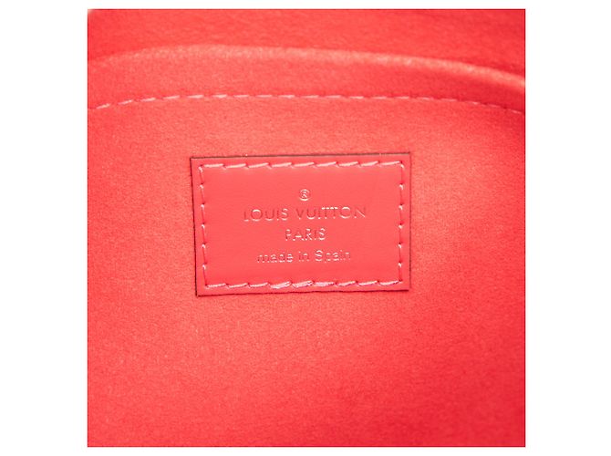 Pochette Louis Vuitton Red Epi Neverfull Rosso - vista 5