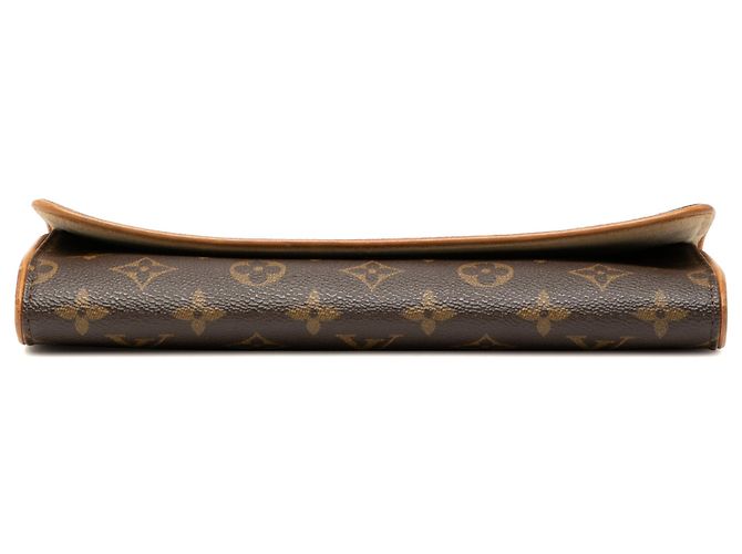 Louis Vuitton Marrone Monogram Pochette Twin GM - vista 3