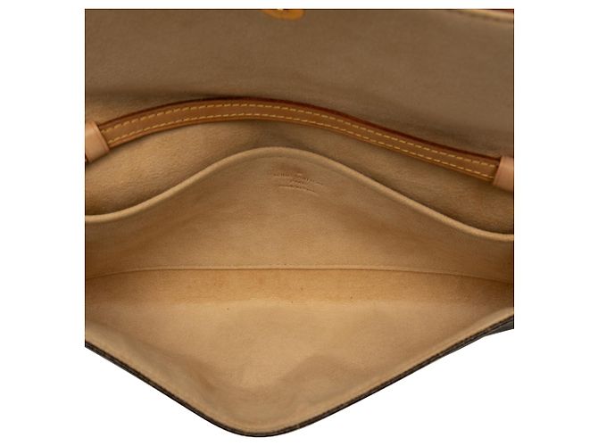 Louis Vuitton Marrone Monogram Pochette Twin GM - vista 4