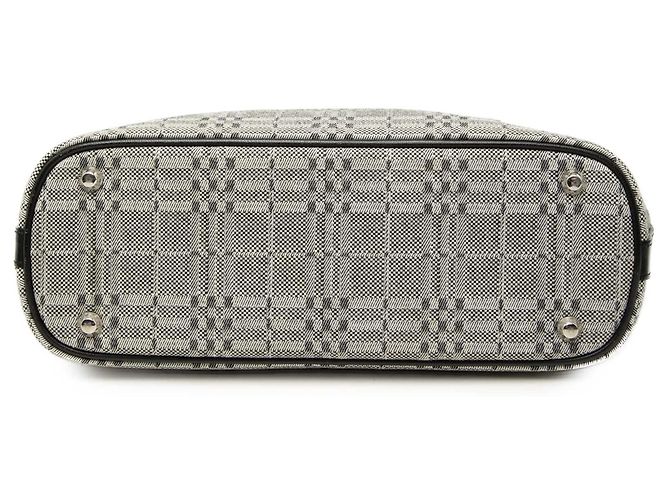 Burberry Gray Tonal Check Canvas Tote Braun - Ansicht 3