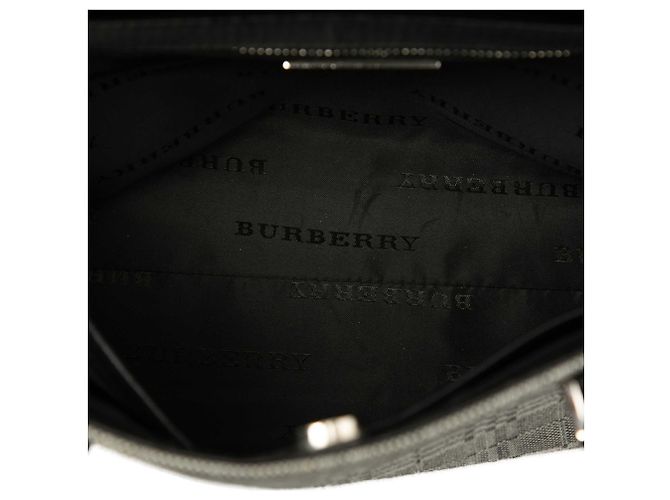 Burberry Gray Tonal Check Canvas Tote Braun - Ansicht 4