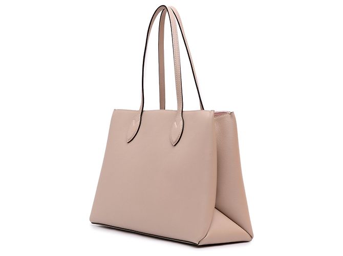 Twist Borsa Tote Lockme Shopper in pelle marrone Louis Vuitton Carne - vista 2