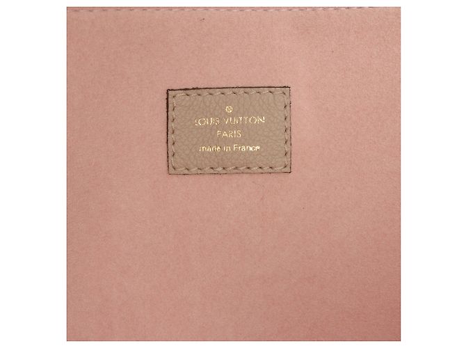 Twist Borsa Tote Lockme Shopper in pelle marrone Louis Vuitton Carne - vista 5