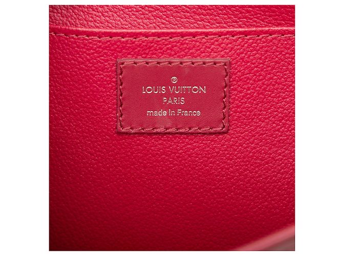 Pochette da toilette Louis Vuitton in Toile Epi rosso 26 - vista 5