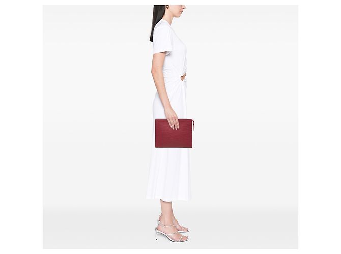 Pochette da toilette Louis Vuitton in Toile Epi rosso 26 - vista 7
