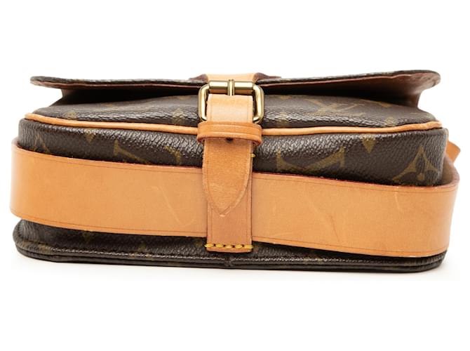 Louis Vuitton Brown Monogram Cartouchiere PM - view 3