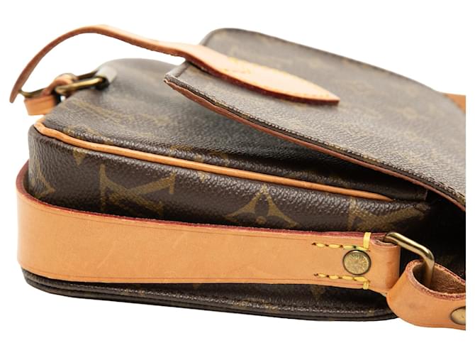 Louis Vuitton Brown Monogram Cartouchiere PM - view 6
