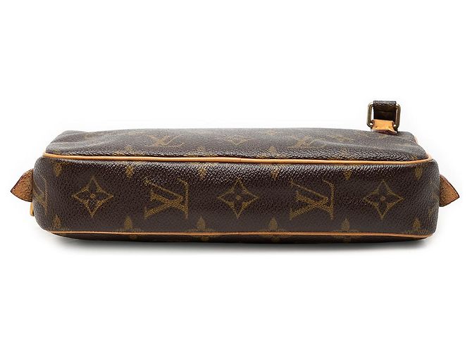 Louis Vuitton Pochette Marly Bandouliere Marrone Monogram - vista 3