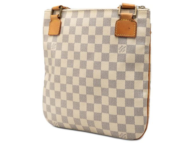 Louis Vuitton Pochette Bosphore in Damier Azur bianco - vista 2