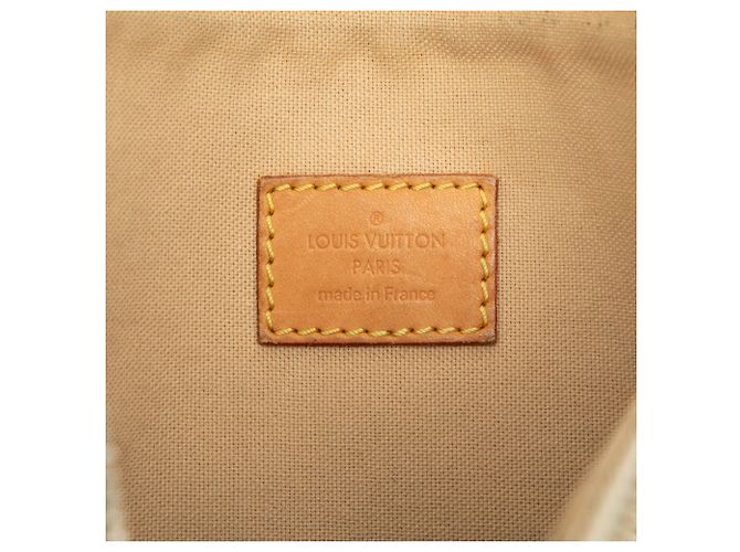 Louis Vuitton Pochette Bosphore in Damier Azur bianco - vista 5