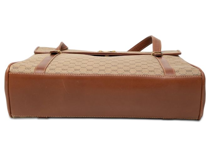 Borsa a Spalla Gucci Beige Micro GG Supreme - vista 3