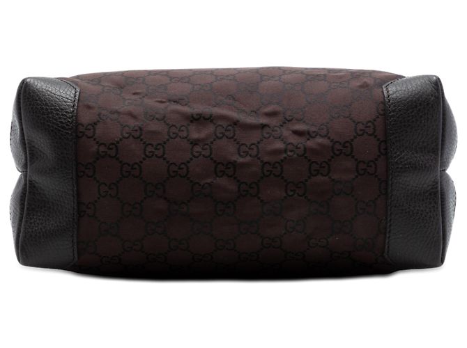 Tote Gucci in tela GG marrone Marrone scuro - vista 3