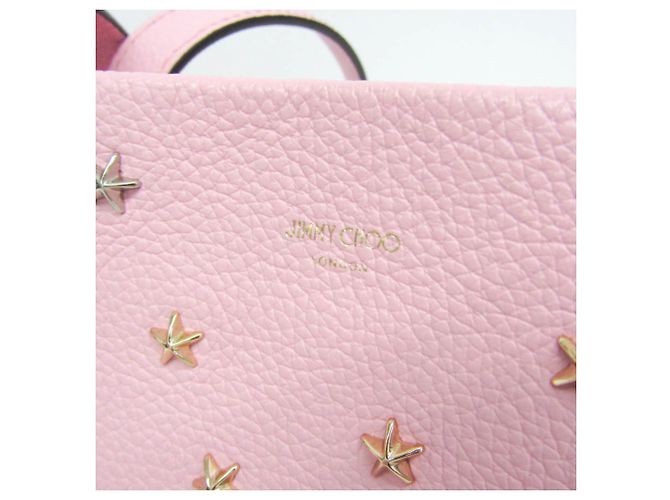 Borsa Tote Sophia Small in pelle borchiata Jimmy Choo Rosa - vista 10