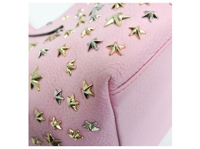 Borsa Tote Sophia Small in pelle borchiata Jimmy Choo Rosa - vista 4