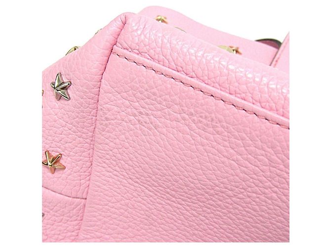 Borsa Tote Sophia Small in pelle borchiata Jimmy Choo Rosa - vista 7