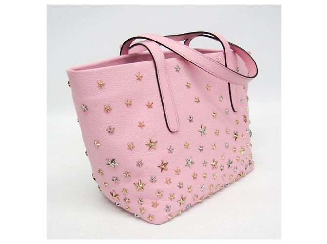 Borsa Tote Sophia Small in pelle borchiata Jimmy Choo Rosa - vista 8