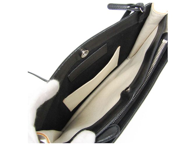 Borsa a Spalla Pochette Navy Balenciaga Nero Bianco sporco - vista 3