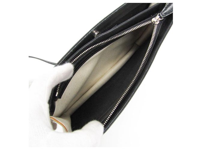 Borsa a Spalla Pochette Navy Balenciaga Nero Bianco sporco - vista 4