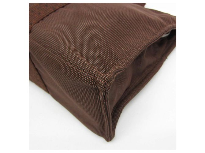 Hermès Borsa Tote Hermes Her Line MM Marrone - vista 4