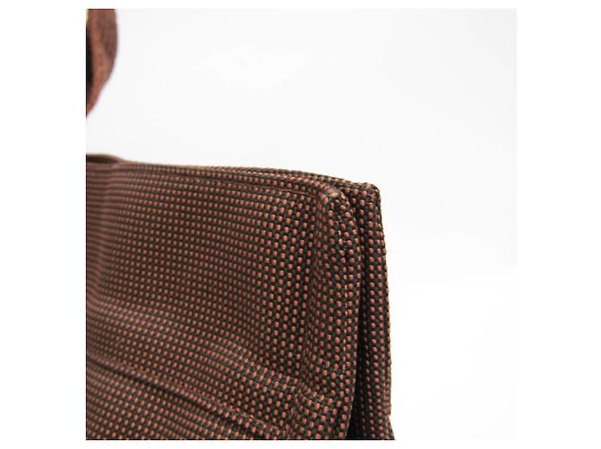 Hermès Borsa Tote Hermes Her Line MM Marrone - vista 7