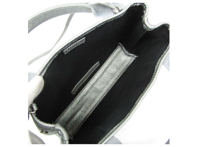 Everyday Borsa a mano in pelle Balenciaga Navy Cabas XS 390346 da donna - vista 3