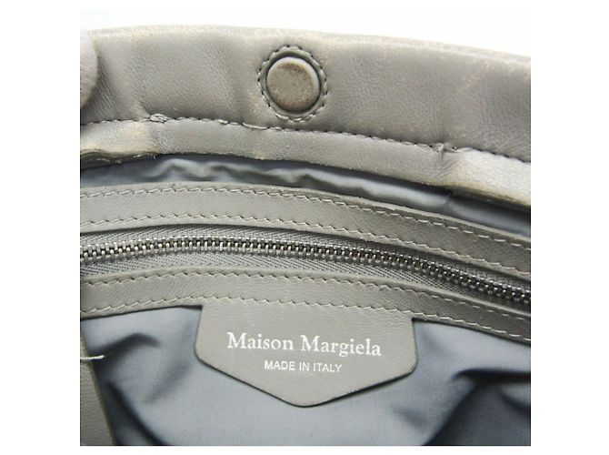 Maison Martin Margiela Borsa a tracolla in pelle Maison Margiela GLAM SLAM Grigio - vista 15