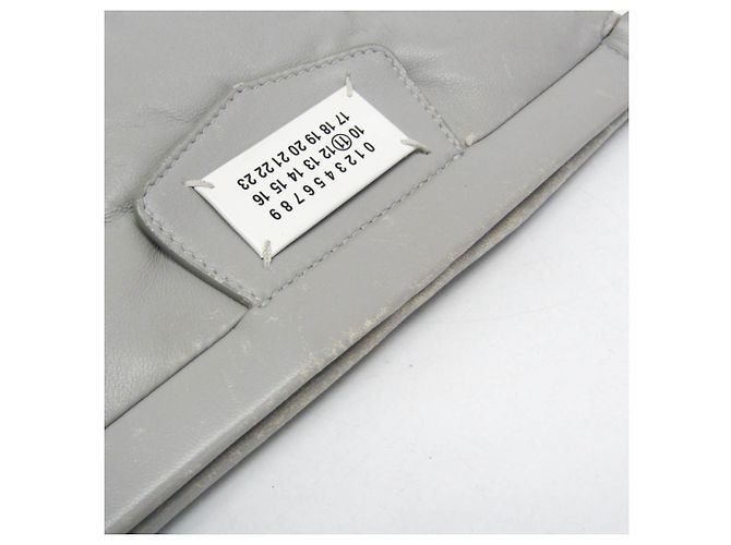 Maison Martin Margiela Borsa a tracolla in pelle Maison Margiela GLAM SLAM Grigio - vista 7