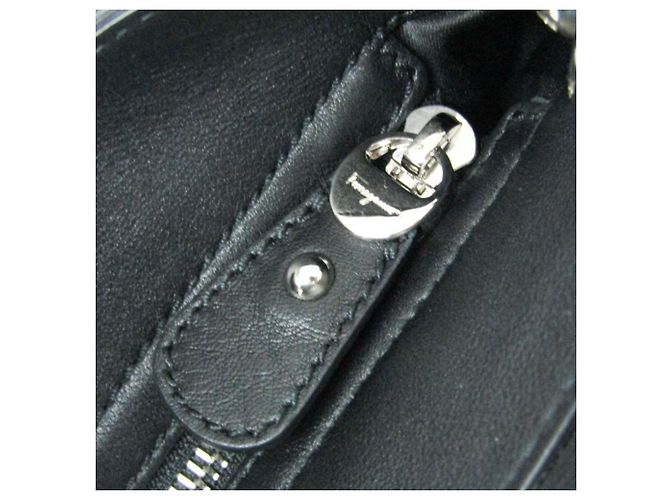 Borsa Salvatore Ferragamo Gancini Sofia Nero - vista 16